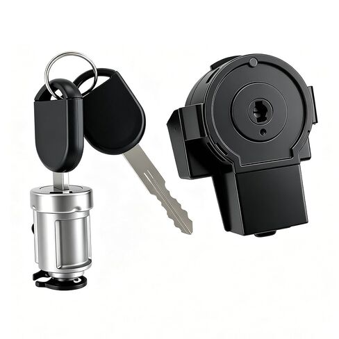 Ignition Switch and Lock Cylinder Kit Compatible with Ford Escape Expedition Explorer F150 F250 F350 F450 F550 Super Duty Flex Focus Fusion Mustang for Lincoln Aviator MKS MKZ MKX for Mercury Mariner in Saudi Arabia