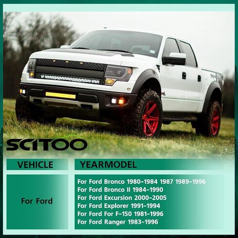 SCITOO 2 inch Front Lift Leveling Kit for Ford Bronco 1980-1984 1987 1989-1996 | for Bronco II 1984-1990 | for Excursion 2000-2005 | for Explorer 1991-1994 Coil Spring Spacer in Saudi Arabia