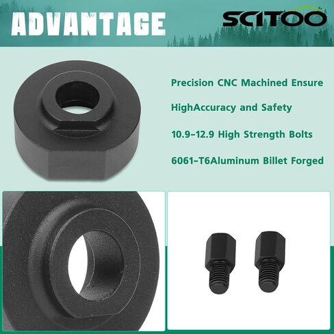 SCITOO 2 inch Front Lift Leveling Kit for Ford Bronco 1980-1984 1987 1989-1996 | for Bronco II 1984-1990 | for Excursion 2000-2005 | for Explorer 1991-1994 Coil Spring Spacer in Saudi Arabia