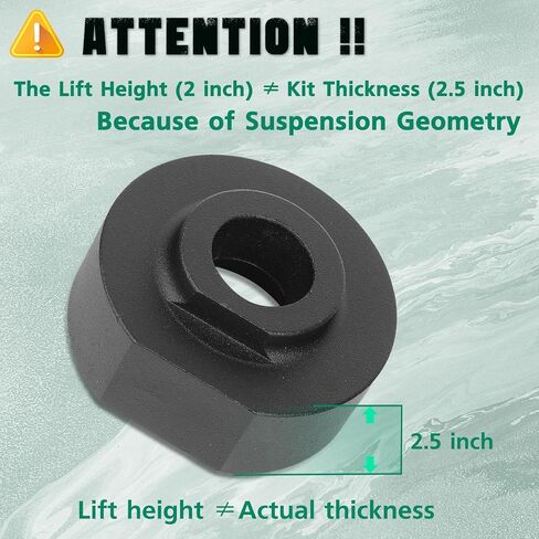SCITOO 2 inch Front Lift Leveling Kit for Ford Bronco 1980-1984 1987 1989-1996 | for Bronco II 1984-1990 | for Excursion 2000-2005 | for Explorer 1991-1994 Coil Spring Spacer in Saudi Arabia