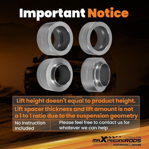 maXpeedingrods 2'' Front & Rear Leveling Lift Kit for Chevy/GEO Tracker, for Suzuki Vitara/XL-7 1999-2005 in Kuwait