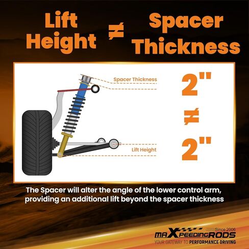 maXpeedingrods 2'' Front & Rear Leveling Lift Kit for Chevy/GEO Tracker, for Suzuki Vitara/XL-7 1999-2005 in Kuwait