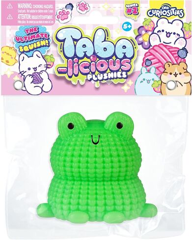 لعبة ORB Tabalicious Plushies TABA Squishy Frog Plushies - نمط كروشيه TABA قطيفة حيوانات - اسفنجيات ناعمة لزجة تابا - متعة تخفيف التوتر - ألعاب Kawaii الحسية والتململ للأطفال والكبار in Kuwait