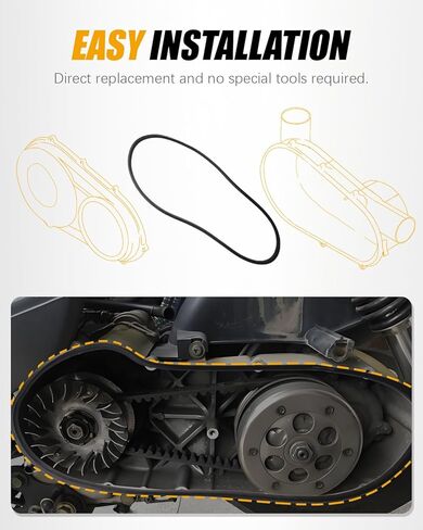 Belt Box Seal Drive Clutch Gasket Cover Compatible with Polaris Sportsman 400 450 500 570 600 700 RZR 800 Replace #：5521301 in Saudi Arabia