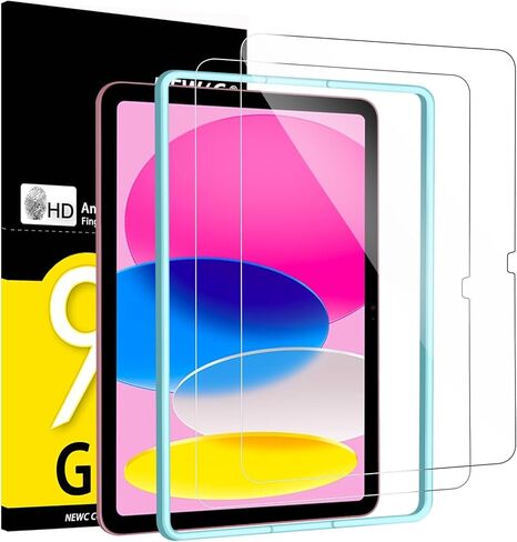NEW'C 2 Pack Designed for iPad Air 11 inch M2 (2024), Modèle A2902 A2903 A2904 Screen Protector Tempered Glass, Bubble Free, Ultra Resistant in Saudi Arabia