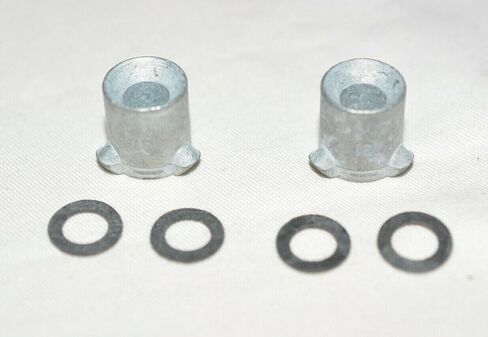 (2 Pack) .028" Squirter Discharge Pump Nozzle With Gaskets Fits: Holley Carburetor 2300, 4150, 4160 & 4500 in Kuwait