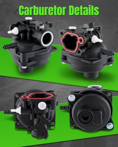 799583 Carburetor Kits Replace OE Part # 590556 591160 591979 593261 595656 for 300E 450E 500E 550E 08P502 8P502 09P602 09P702 Engines Lawnmower 4-Cycle Outdoor Power Equipment with 799579 Air Filter in Kuwait