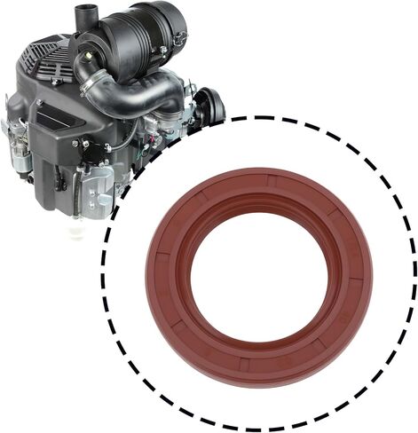 Lawnmowers Engines Bottom Crank Seal 62 * 40 * 8mm Fluororubber 92049-7026 Compatible with KAWASAKI FX751V FX801V FX850V 9C21 in Saudi Arabia