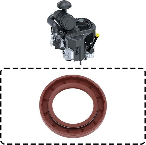 Lawnmowers Engines Bottom Crank Seal 62 * 40 * 8mm Fluororubber 92049-7026 Compatible with KAWASAKI FX751V FX801V FX850V 9C21 in Saudi Arabia