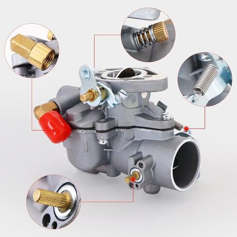 KIPA Carburetor for Case IH Farmall Cub Tractor 154 184 185 70949C92 71523C93 70949C91 Lo-Boy Replace carb Mfg number 13781 13794 with Mounting Gasket in Kuwait