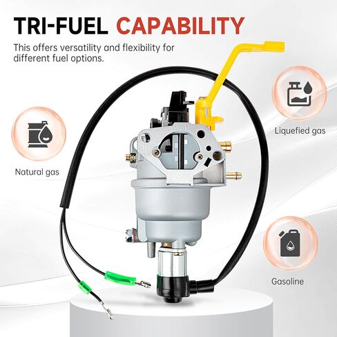 380723515 Carburetor Kit Fit for Firman T07573 T07571 H07552 H07553 H08052 H08053 Tri Fule Generator 6900 7500 8450 9400 Watt 439cc Engine Replacement for 375715509 in Kuwait