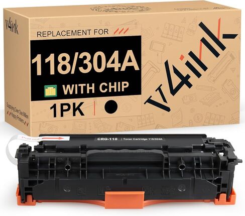 استبدال خرطوشة الحبر المعاد تصنيعها v4ink 1PK لطابعة Canon 118 CRG118 HP 304A CC530A حبر الحبر الأسود لطابعة Canon ImageClass MF726Cdw MF8350CDN MF8580Cdw MF8380Cdw LBP7660Cdn in Kuwait