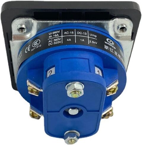 LW39A-16/1 Rotary Cam Switch 16A 690V 3 Position 1 Pole Control Dual Power Changeover Interruptor Silver Contact in Saudi Arabia