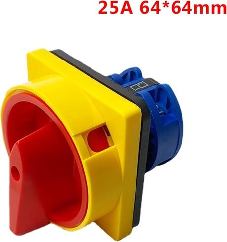 25A Off-ON Four Terminals One Poles Disconnect Isolator Switches LW26GS 48x48mm 64x64mm Padlock Rotary Cam Switch in Saudi Arabia