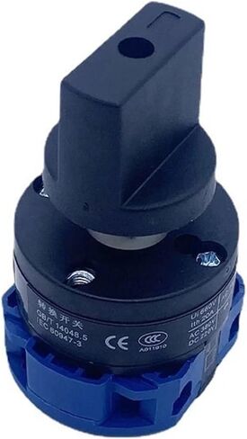 No Panel YMW26-20/1 Changeover Rotary Cam Switch Control Dual Power Three Position One Section Sliver Contact in Saudi Arabia