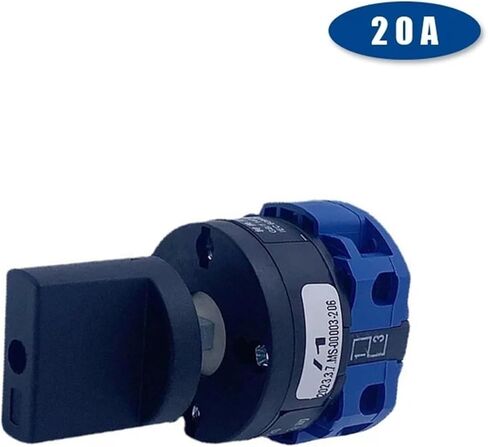 No Panel YMW26-20/1 Changeover Rotary Cam Switch Control Dual Power Three Position One Section Sliver Contact in Saudi Arabia