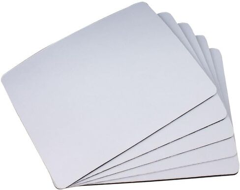 1Pc White Sublimation Mouse Pad for Sublimation Transfer Heat Press Printing Crafts Mouse Pads and Wrist Rests Blank Rectangular Blanks Heat Press Parts and DeskAccessories, Mouse Pads (22x18x0.2cm) in Saudi Arabia