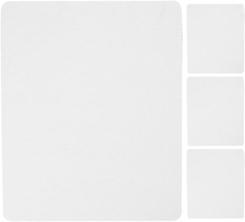 1Pc White Sublimation Mouse Pad for Sublimation Transfer Heat Press Printing Crafts Mouse Pads and Wrist Rests Blank Rectangular Blanks Heat Press Parts and DeskAccessories, Mouse Pads (22x18x0.2cm) in Saudi Arabia