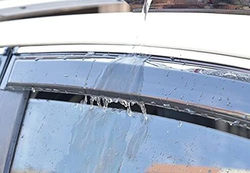 4pcs Car Window Deflector Rain Guards Chrome Trim for Cadillac XTS 2013 2014 2015 2016 2017 2018 2019 2020 2021 2022 2023 2024 2025 2026 Window Wind Deflectors Guards in Saudi Arabia