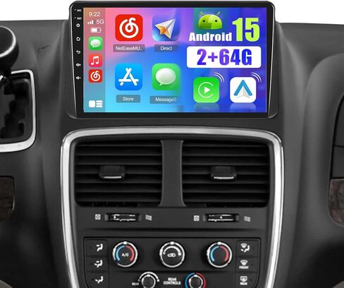 [2G+64G] Android 13 Stereo for Grand Voyager 2011-2015 & Dodge Grand Caravan 2011-2020 with Wireless Carplay, 9 Inch HD Touchscreen Radio with Android Auto WiFi RDS Backup Camera in Saudi Arabia