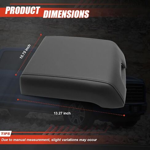 مجموعة غطاء وحدة التحكم المركزية من GlobalPrince تناسب F150 XLT 2015-2020 قطعة استبدال مسند ذراع وحدة التحكم الأمامية # GL3Z-1506024-AB استبدال GL3Z-1506024-AB FL3B-1504604-AA (بدون مفصل) in Kuwait