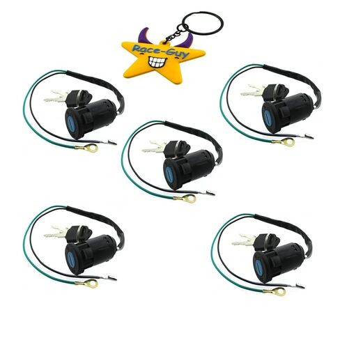 Race-Guy 2 Wire Ignition Key Switch for Mini Dirt Pocket Bike Kids ATV Quad Go Kart Cart Moto (1) in Saudi Arabia