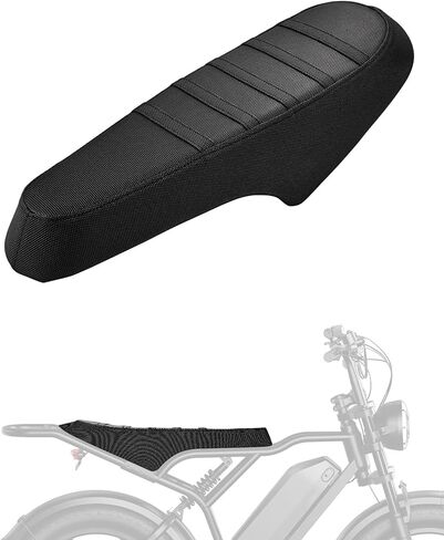 Seat Cover for TST Electric Bike for Adults,Non-Slip PVC Cushion Cover for Ebike E Bike Bicycles E-Bikes TST R002 R002S-Black in Kuwait