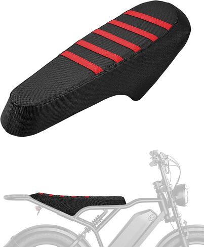 Seat Cover for TST Electric Bike for Adults,Non-Slip PVC Cushion Cover for Ebike E Bike Bicycles E-Bikes TST R002 R002S-Black in Kuwait