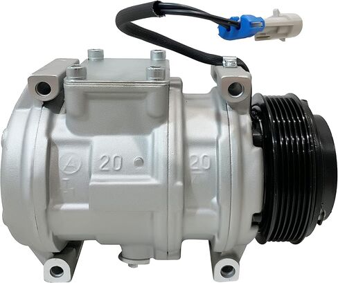 RYC New Automotive Air Conditioning Compressor and A/C Clutch EH332 (Fits Chevrolet Corvette 5.7L 1988, 1989, 1990, 1991, 1992, 1993, 1994, 1995, 1996. Does Not Fit ZR-1 Models) in Kuwait