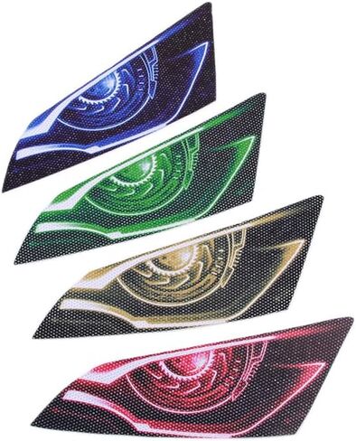 Motorcycle 3D Eye Headlight Sticker Decal for Honda CBR 600RR 2003-2006 Light-Transmitting Self-Adhesive Waterproof Sticker (Blue) in Saudi Arabia