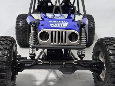 H-TECH RC CNC Aluminum Metal Grille Compatible for Vanquish H10 Optic 1/10 Accessories (Raw) (Raw) in Saudi Arabia