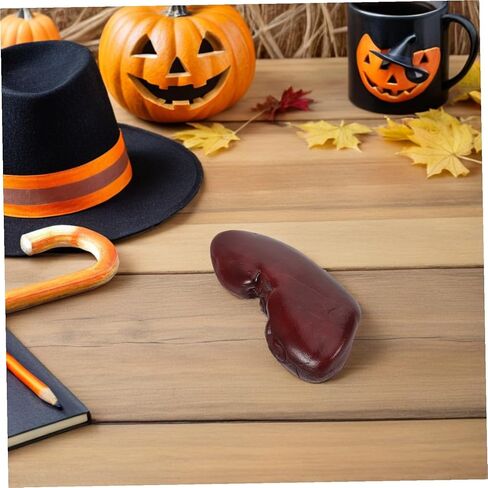 Yardwe Realistic Kidney Prop for Halloween Decorations and Cosplay Accessories, Lightweight Fake Organ Prop for Haunted House and Party Photo Shoots in Kuwait
