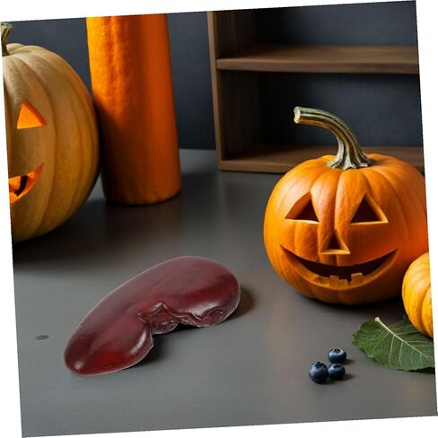 Yardwe Realistic Kidney Prop for Halloween Decorations and Cosplay Accessories, Lightweight Fake Organ Prop for Haunted House and Party Photo Shoots in Kuwait