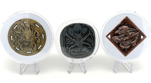 Copper Dragon Decision Coin D2 Heads-Tails - Yes-No RPG LARP in Saudi Arabia