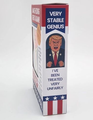 Trump Voodoo Doll with 5 Golden Pins, Political Satire Novelty Gag Gift, 8 Inch Entertainment Prop in Saudi Arabia