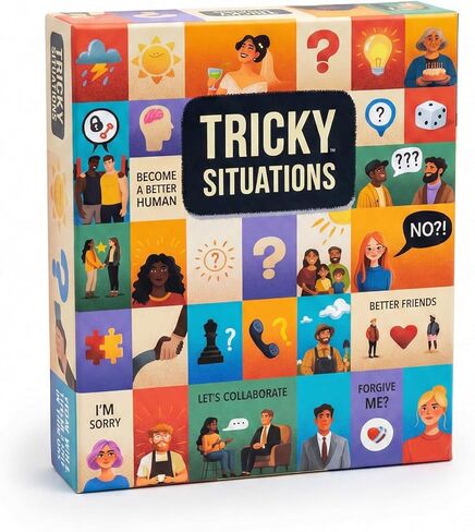 Tricky Situations™ – Conflict Resolution Board Game for Teens & Adults | Practice Real-Life Skills Through Everyday Scenarios | Family & Group Game Night | Ages 13+ in Saudi Arabia