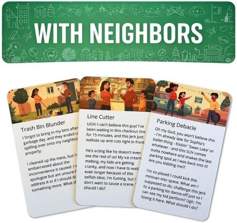 Tricky Situations™ – Conflict Resolution Board Game for Teens & Adults | Practice Real-Life Skills Through Everyday Scenarios | Family & Group Game Night | Ages 13+ in Saudi Arabia