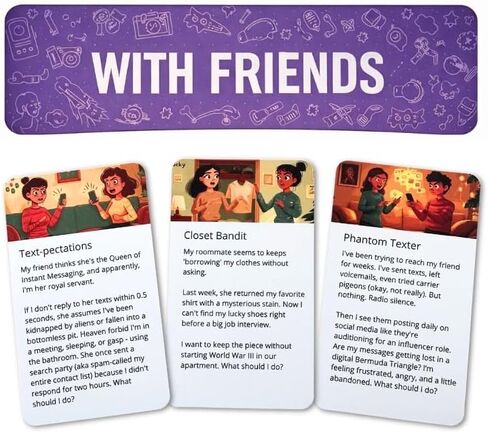 Tricky Situations™ – Conflict Resolution Board Game for Teens & Adults | Practice Real-Life Skills Through Everyday Scenarios | Family & Group Game Night | Ages 13+ in Saudi Arabia