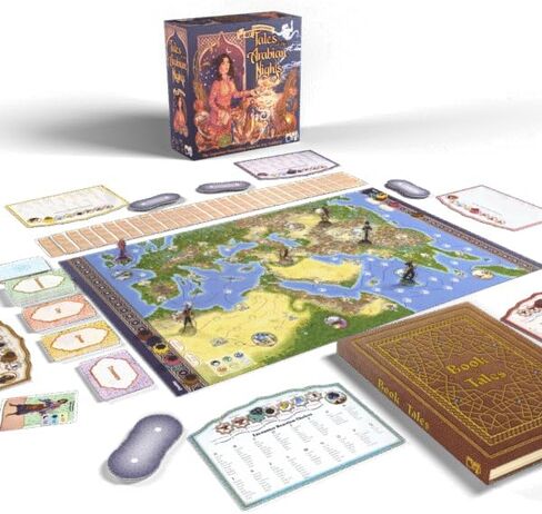 Tales of The Arabian Nights by Play to Z | Ages 14+ | 1-6 Players | Classic Interactive Storytelling Game with Updated Adventures, New Encounters, and Legendary Heroes in Saudi Arabia