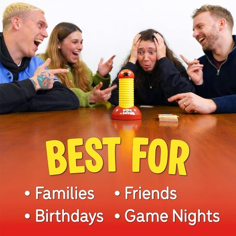 Lucky Egg Ding Or Doom – Fast-Paced Buzzer Party Game for Kids, Teens & Adults – Quick Thinking Category Game with 200 Prompts – Fun Family & Party Game Night Game for 2+ Players (Ages 12+) in Saudi Arabia