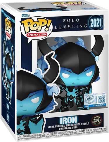 Funko Pop! Animation: Solo Leveling - Iron - 1/6 Odds for Rare Chase Variant - Glow in The Dark - Styles May Vary - Amazon Exclusive - Collectable Vinyl Figure - Gift Idea - Anime Fans in Kuwait