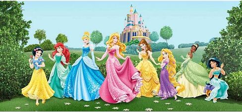 DIY 5D Diamond Art Kits Full Drill, Eight Pricesses Cinderella Aurora Ariel Belle Jasmine Tiana Rapunzel Rhinestone Embroidery Pictures Cross Stitch for Home Wall Decoration 11.81x19.68 inch in Saudi Arabia