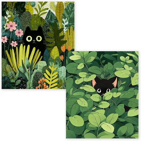 Qykwz Coquette Trendy Black Cat Diamond Painting Kits for Adults, Cat Lover Gifts, Funky Pink Sunglasses Kitty Diamond Art Kits, DIY Full Drill Gem Art Kit for Home Wall Decor,10x11.8 Inch in Saudi Arabia