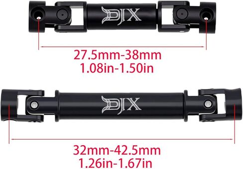 DJX Chromoly الصلب محرك مهاوي مركز محرك رمح ل Redcat Ascent-32 1/32 RC الزاحف سيارة ترقيات أجزاء in Kuwait