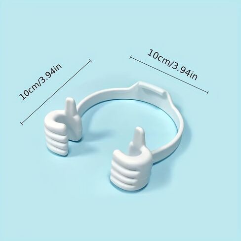 Creative Phone Stand, Thumb Holder, Desktop, Lazy Stand, Digital, Retail Store, Cute (Red) in Kuwait