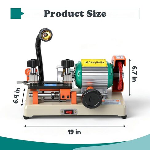 Cutting Machine Duplicator,Horizontal Duplicating Machine 2AS with Brush, Cutting Equipment, Hardware Processing Tool for Commercial Use 110V in Kuwait