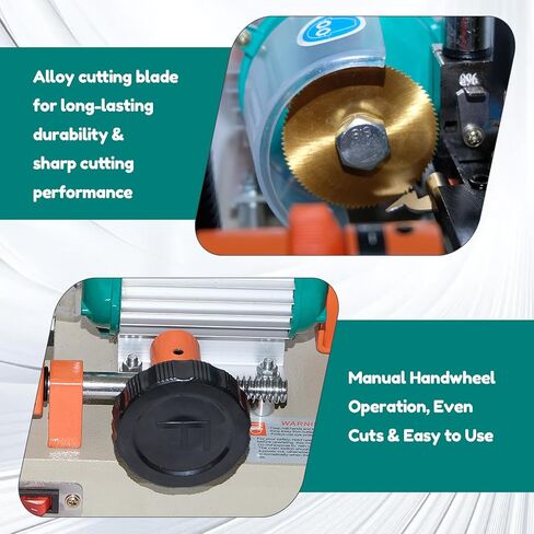 Cutting Machine Duplicator,Horizontal Duplicating Machine 2AS with Brush, Cutting Equipment, Hardware Processing Tool for Commercial Use 110V in Kuwait