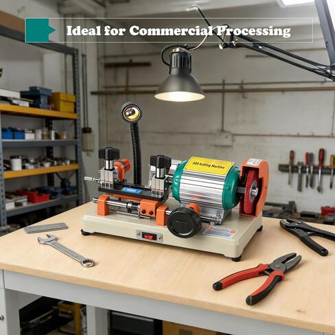 Cutting Machine Duplicator,Horizontal Duplicating Machine 2AS with Brush, Cutting Equipment, Hardware Processing Tool for Commercial Use 110V in Kuwait