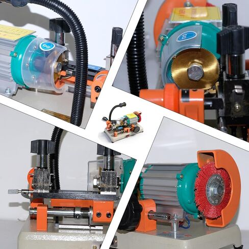 Cutting Machine Duplicator,Horizontal Duplicating Machine 2AS with Brush, Cutting Equipment, Hardware Processing Tool for Commercial Use 110V in Kuwait