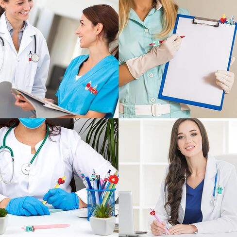 ceiba tree Nurse Pens Cute Funny Black Ink Writing Nursing Pens Nurses Week Gifts for Doctors Medical Healthcare Clinic Worker Appreciation School Supplies in Kuwait